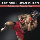 AQF Kopfschutz Boxen MMA Training Muay Thai Herausnehmbarer Grillschutz Sparringhelm Gesichtsschutz Guard für Kampfkunst, Kickboxen, Taekwondo, MMA - 5