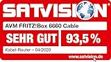 AVM Fritz!Box 6660 Cable (DOCSIS-3.1-Kabelmodem, 2x2 WLAN AX (Wi-Fi 6) mit 2.400 MBit/s (5 GHz) und 600 MBit/s (2,4 GHz), 1x 2,5 Gigabit-LAN-Port) - 6
